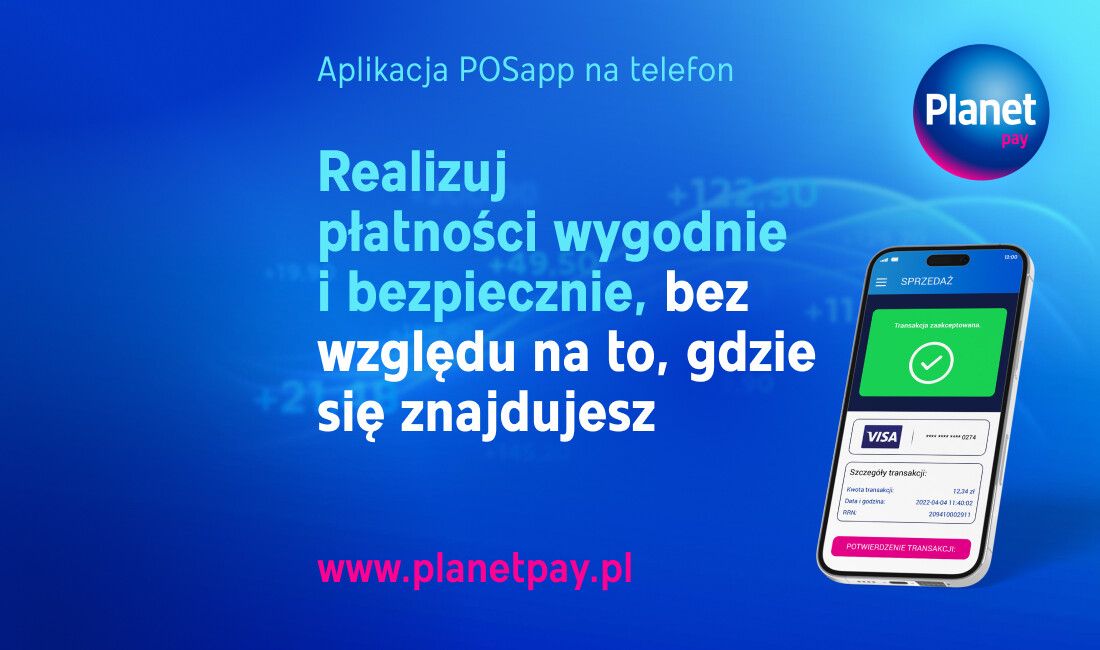 Aplikacja płatnicza Planet Pay POSapp